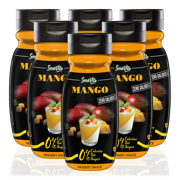 Sauce Zéro Calories - Mangue 320ml - SERVIVITA - Market Fit