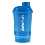 Shaker Wave + Nano 300 ml (+ 150 ml) 300 ml (+ 150 ml) / Bleu Clair - BIOTECH USA | Market Fit