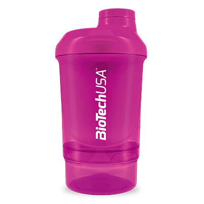 Shaker Wave + Nano 300 ml (+ 150 ml) 300 ml (+ 150 ml) / Magenta - BIOTECH USA | Market Fit