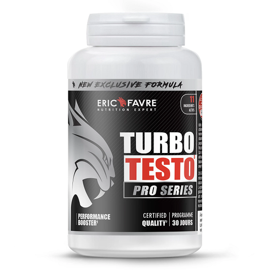 Turbo Testo - Pro Séries 120 capsules - ERIC FAVRE - Market Fit