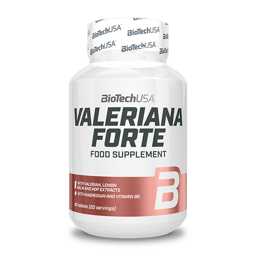 Valeriana Forte 60 capsules - BIOTECH USA - Market Fit