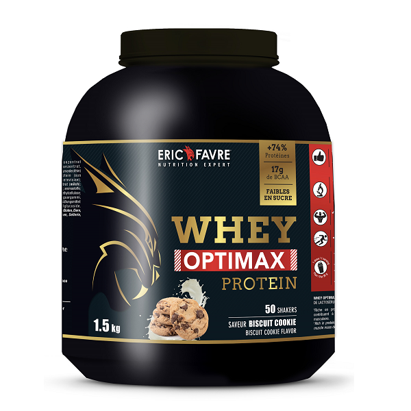 Whey Optimax 1.5kg 1.5kg / Cookies & Cream - ERIC FAVRE | Market Fit