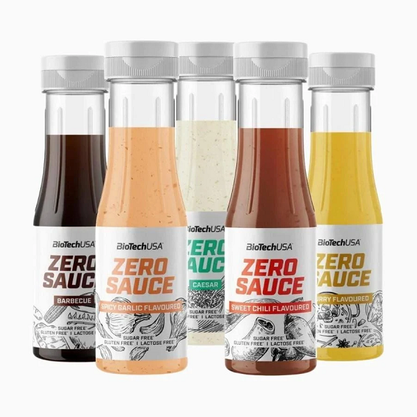 Zero Sauce 350 ml / Barbecue - BIOTECH USA | Market Fit