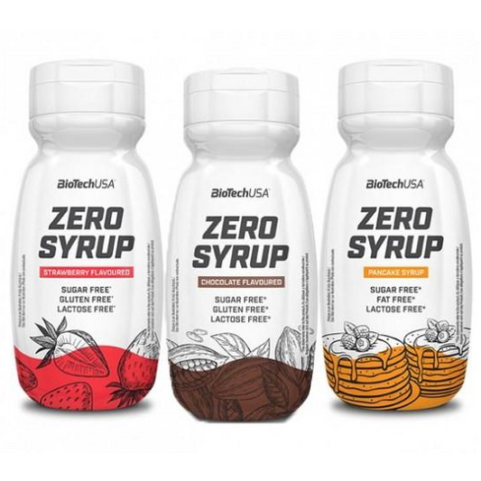 Zero Syrup 320 ml / Sirop d’érable - BIOTECH USA - Market Fit
