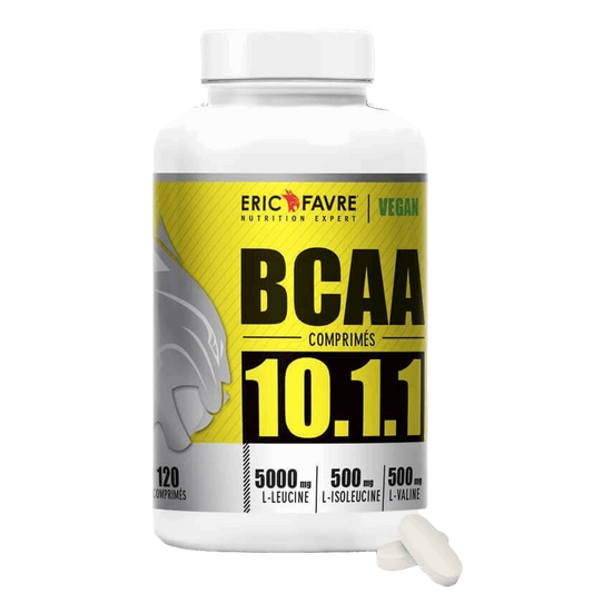 BCAA 10.1.1 Vegan 120 capsules - ERIC FAVRE - Market Fit
