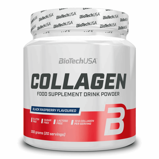 Collagen 300g / Framboise Bleue - BIOTECH USA - Market Fit