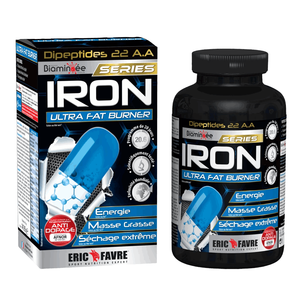Iron Ultra Fat Burner - Brûleur De Graisse 120 capsules - ERIC FAVRE | Market Fit