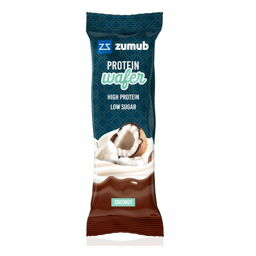 Protein Wafer - Gaufrette 35g / Coconut - ZUMUB - Market Fit