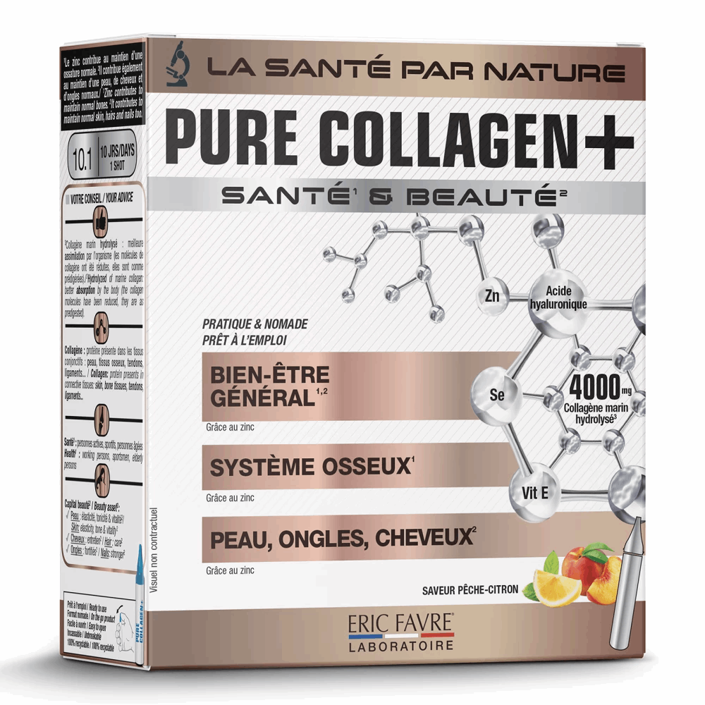 Pure Collagen + 10 unidoses - ERIC FAVRE - Market Fit