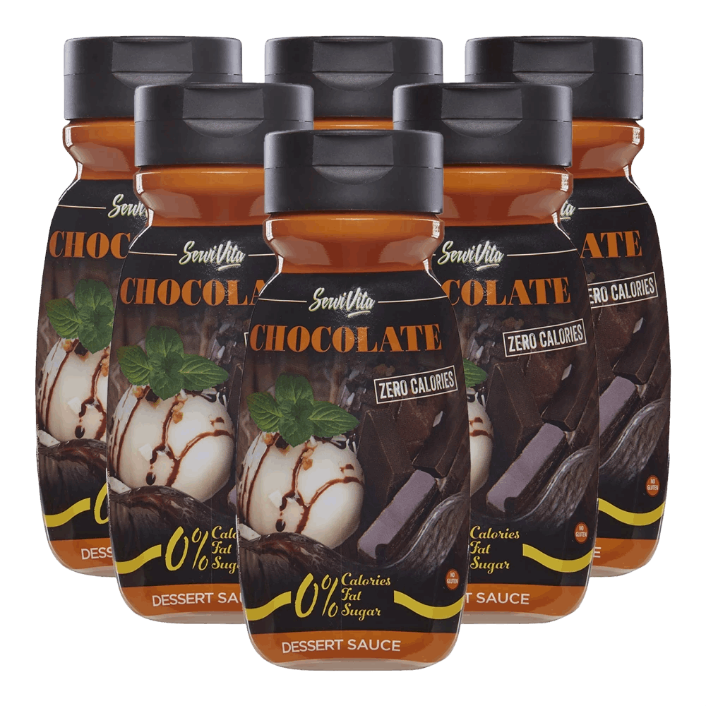 Sauce Zéro Calories - Chocolat 320ml - SERVIVITA - Market Fit