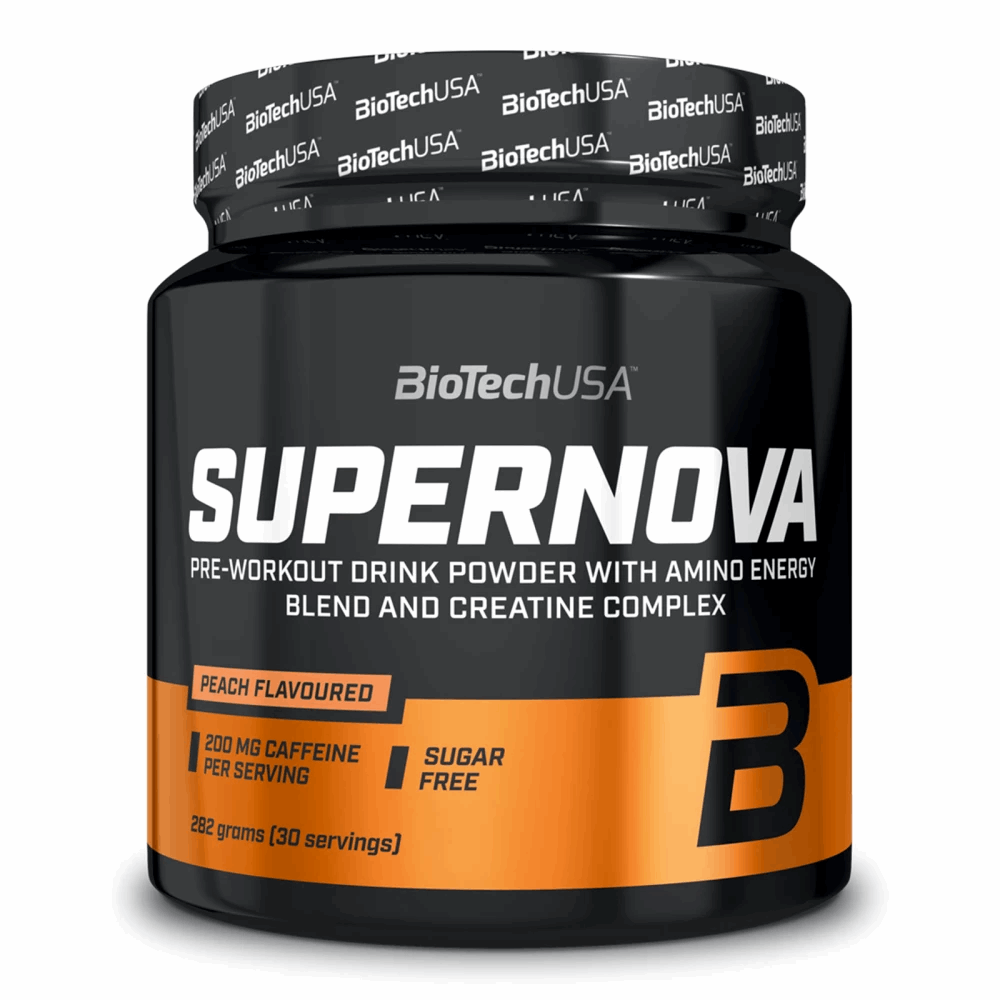 Supernova Pre-Workout 282g / Pêche - BIOTECH USA | Market Fit