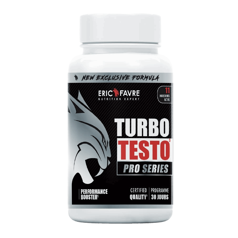 Turbo Testo - Pro Séries 120 capsules - ERIC FAVRE - Market Fit