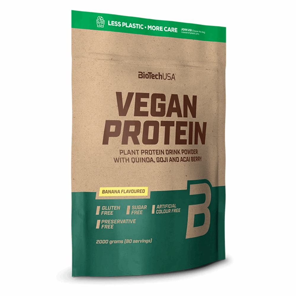 Vegan Protein 2000g / Banane - BIOTECH USA - Market Fit