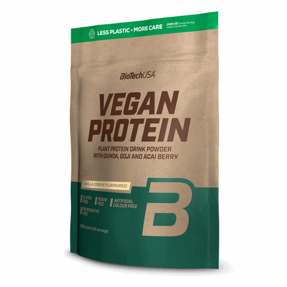 Vegan Protein 2000g / Gâteaux à la vanille - BIOTECH USA - Market Fit