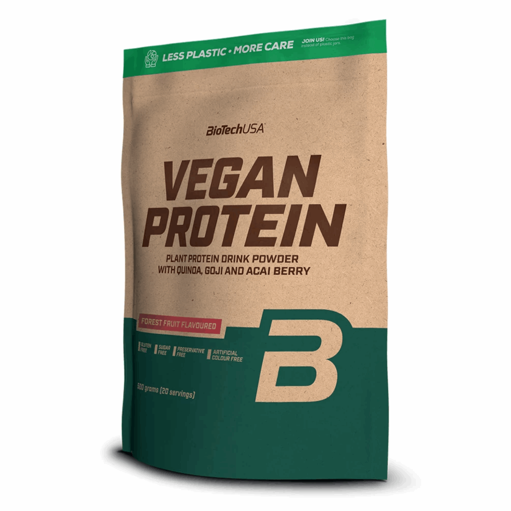 Vegan Protein 500g / Fruits des bois - BIOTECH USA - Market Fit