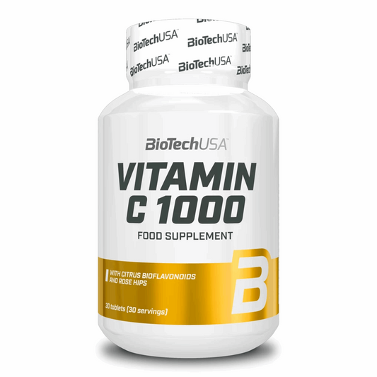 Vitamin C 1000 30 capsules - BIOTECH USA - Market Fit