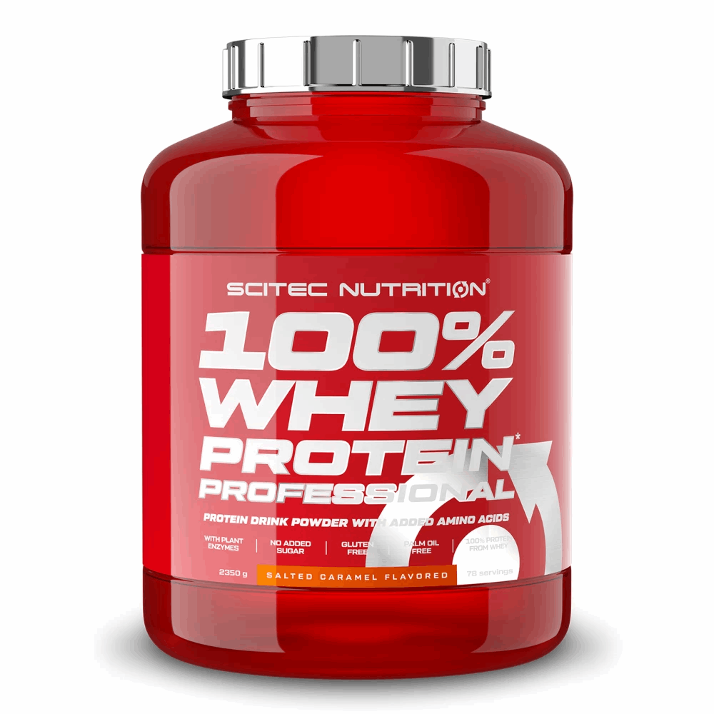 100% Whey Protein Professional - 2350g 2350g / Caramel Beurre salé - SCITEC NUTRITION | Market Fit