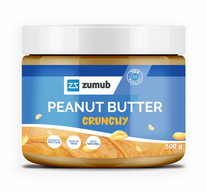 Beurre de cacahuète 500g 500 g / Crunchy - ZUMUB - Market Fit