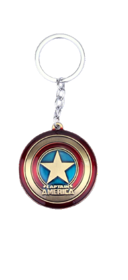 Porte-clés Marvel - Captain America Default Title - MARKET FIT