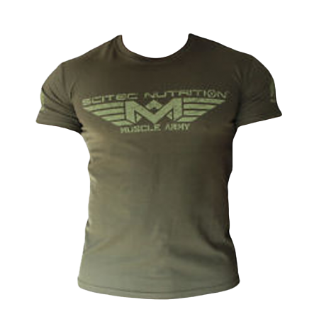 T-shirt "Muscle army" - homme Army / S - SCITEC NUTRITION - Market Fit