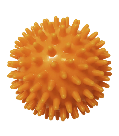 Balle picots orange Ø8cm Default Title - SVELTUS | Market Fit