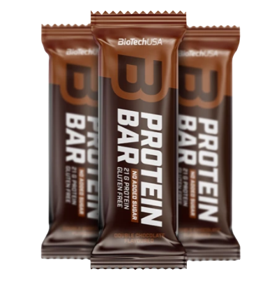 Protein Bar 70g 1 Barre (70g) / Double Chocolat - BIOTECH USA