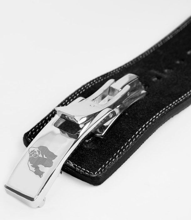 Ceinture à levier en cuir 4 pouces - Noir S/M - GORILLA WEAR | Market Fit