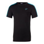 T-shirt "Chester" - Noir/Bleu M - GORILLA WEAR | Market Fit