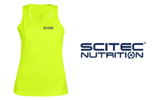 Débardeur jaune - Femme L - SCITEC NUTRITION - Market Fit