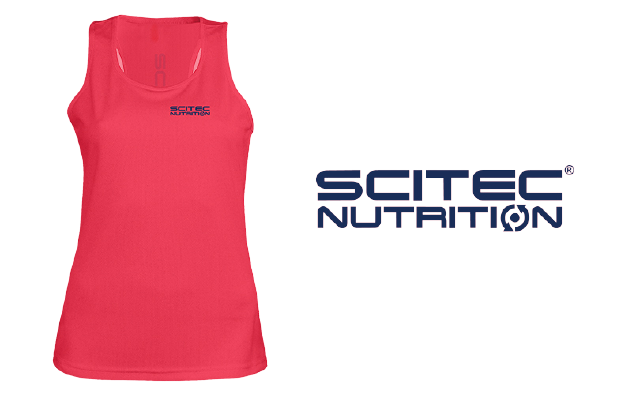 Débardeur rose - Femme L - SCITEC NUTRITION