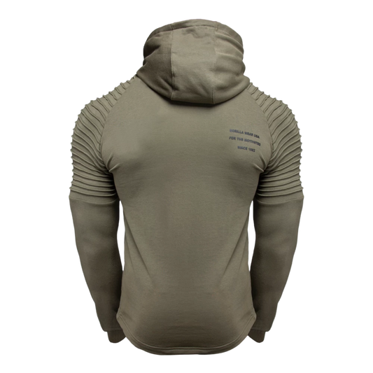 Veste "Delta" Hoodie - Army L - GORILLA WEAR - Market Fit