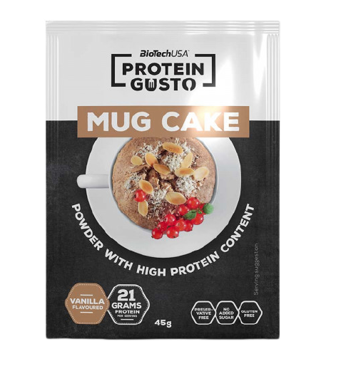 "Protein Gusto" Mug cake 1 sachet (45g) - BIOTECH USA - Market Fit