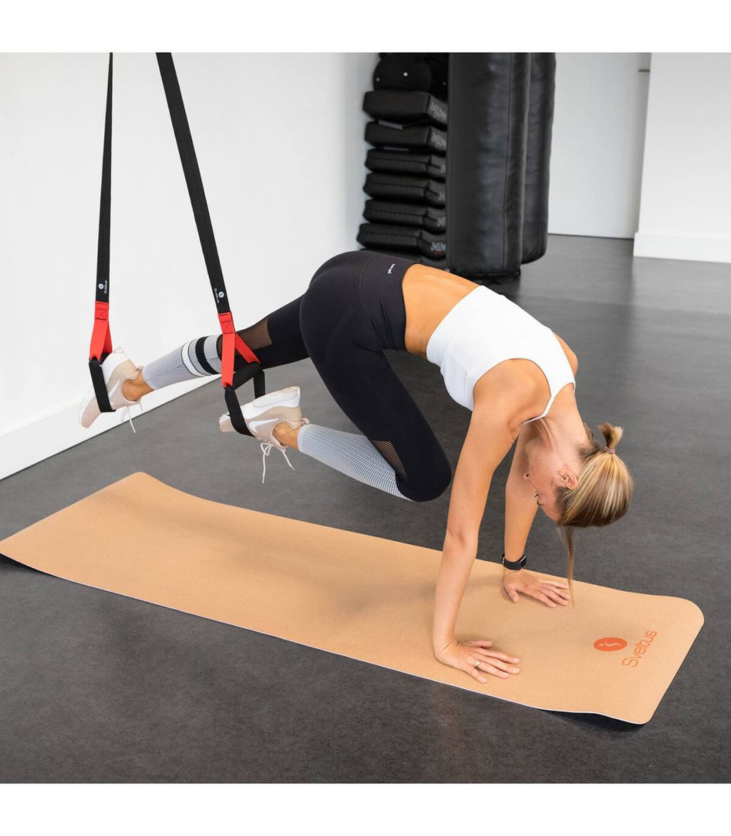 Sangle de suspension noir/rouge Default Title - SVELTUS | Market Fit