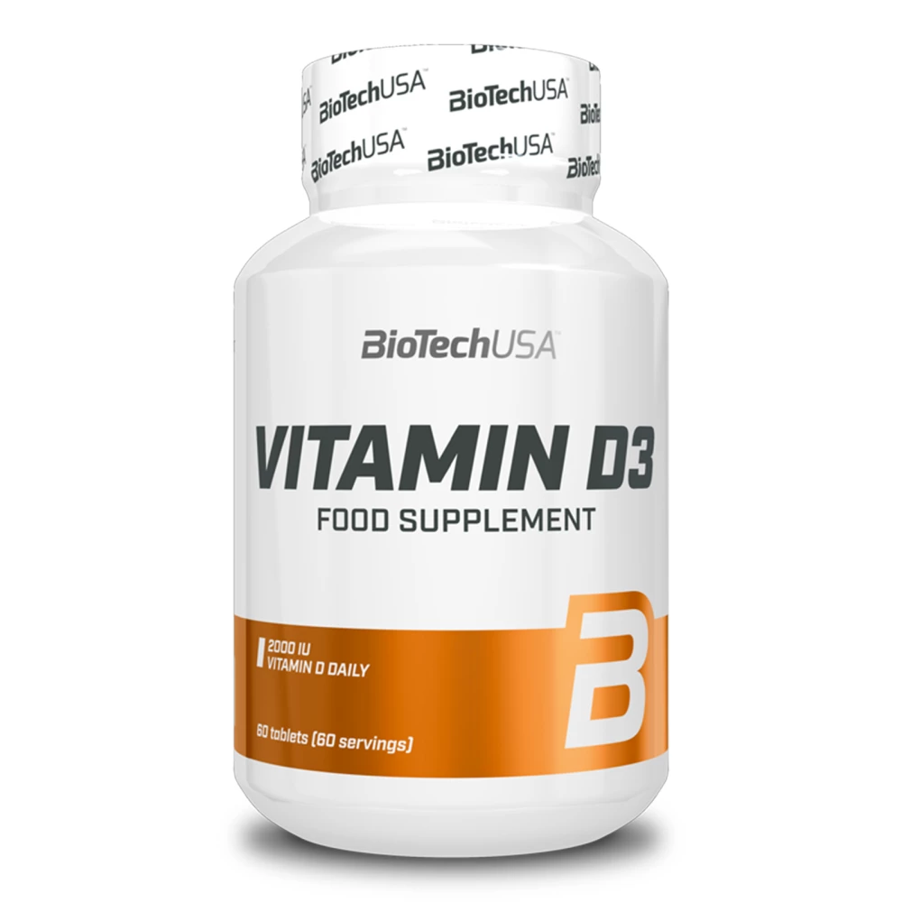 Vitamin D3 60 capsules - BIOTECH USA - Market Fit