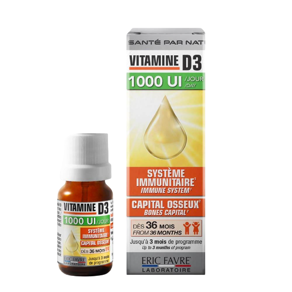 Vitamines D3 20ml - ERIC FAVRE - Market Fit